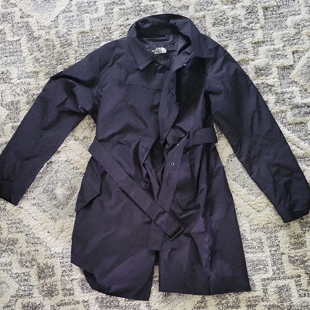 The North Face Black Trench Coat for Women